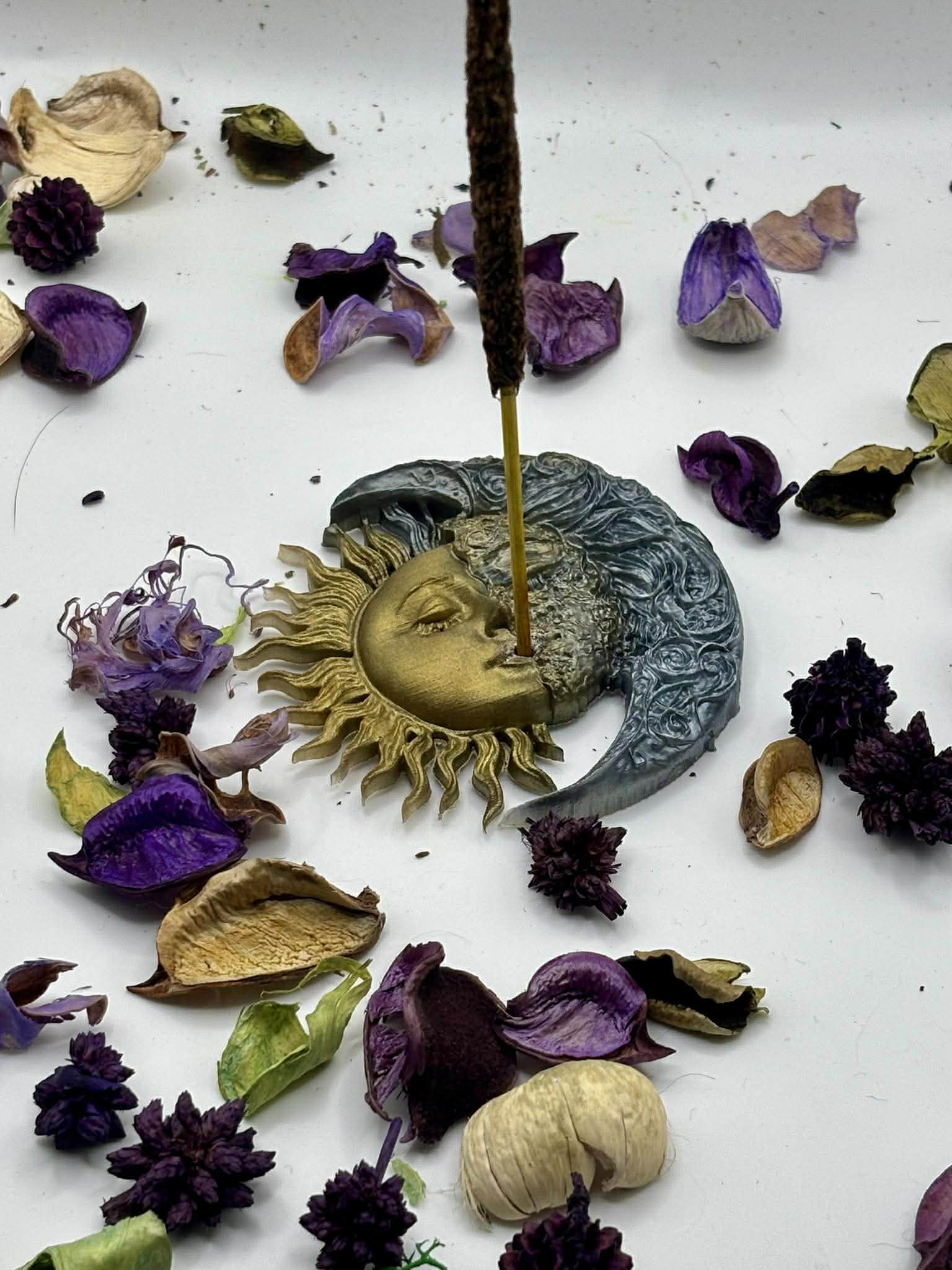 Podstawka pod kadzidło Dzień i Noc - obrazek 3